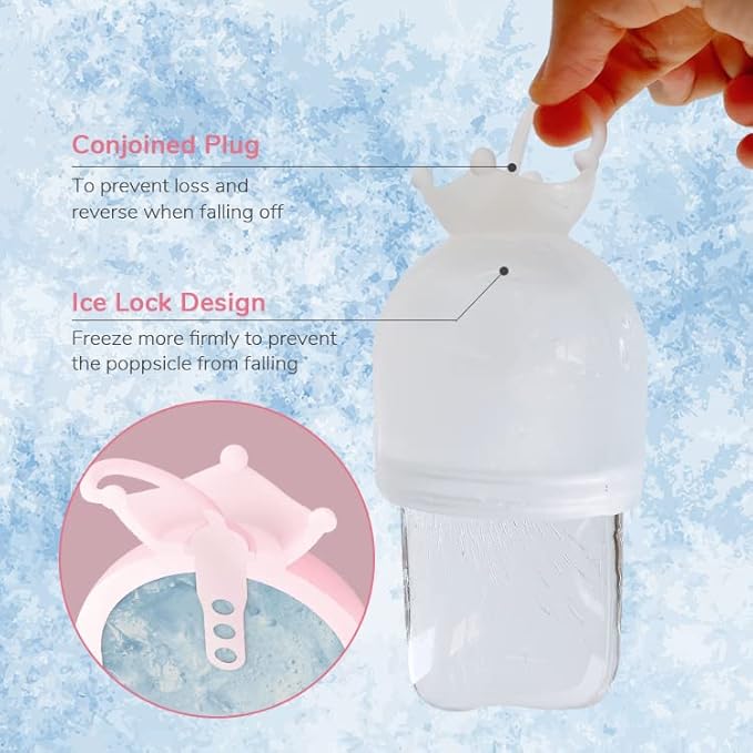 Ice Roller for Face and Eye - Silicone Ice Mold for Face - Cold Facial Massage Roller Skin Care Tools for Eye Puffiness Relief, Brighten Lubricate Shrink Pores, Remove Fine Lines (Dark blue)