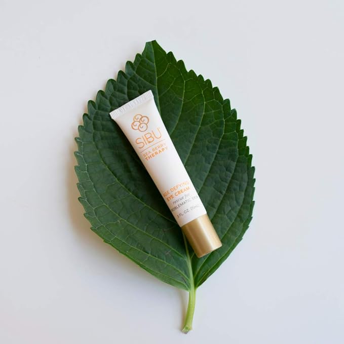 sibu Age-Defying Eye Cream, Made with Premium Himalayan Sea Buckthorn & Hyaluronic Acid (0.5 oz) – Smooths Eye Wrinkles & Reduces Puffiness