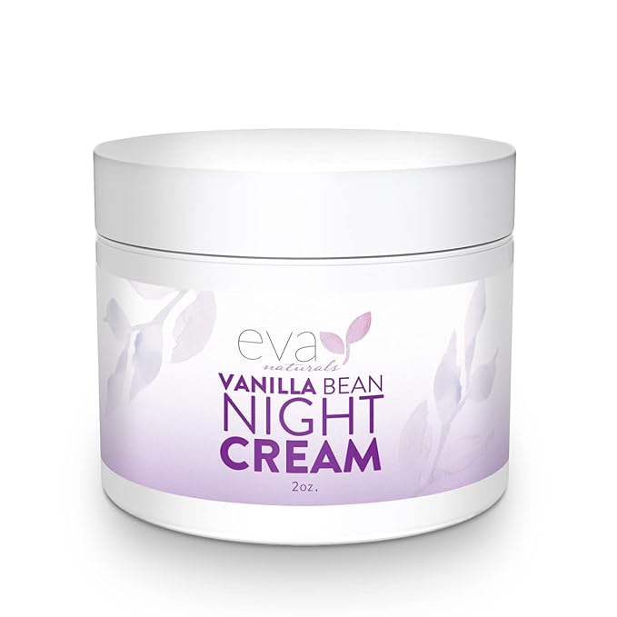 Eva Naturals Vanilla Bean Night Cream by Eva Naturals (60 ml) - With Vitamin E and Green Tea