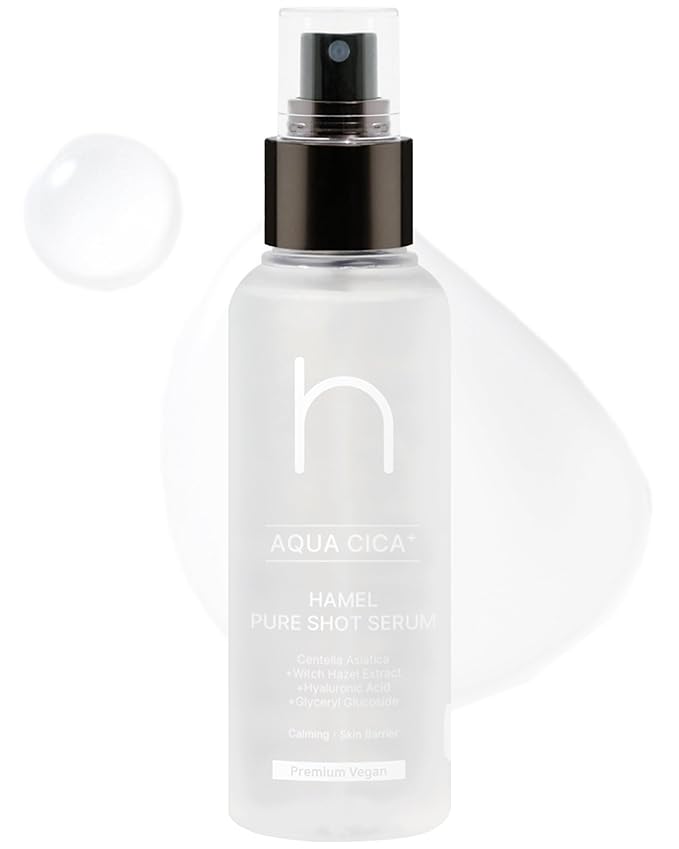 [HAMEL] Pure Shot Booster Calming Mist Serum︱3.38 fl. oz. / 100ml︱Improvement of Skin Barrier and Moisture Density, Skin Soothing, Virginia Witch Hazel Extraxt︱Vegan, Cruelty Free, Clean Beauty