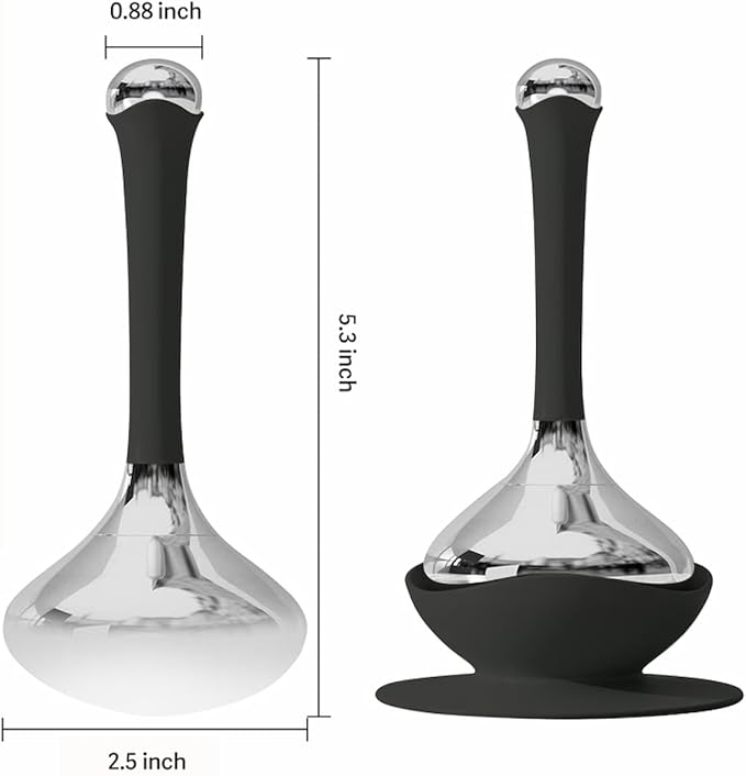 Ice Roller for Face and Eye Facial Massage Tool, Metal Cold Roller for Face Cryotherapy, Cryo Sticks for Puffiness and Pain Relief