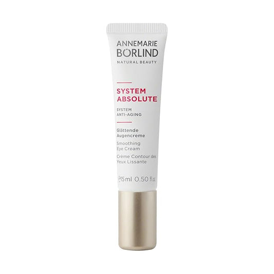 ANNEMARIE BÖRLIND - SYSTEM ABSOLUTE Smoothing Eye Cream - Vitamin C, Darutoside and Caffeine Eye Wrinkle Smoothing - Tones, Plumps, and Rejuvenates - 0.5 Fl Oz