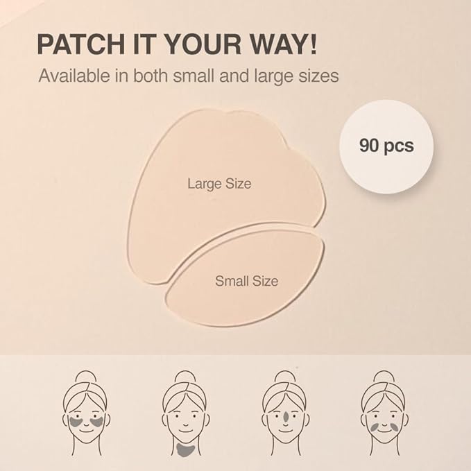 Avajar Calming Daily Eye Patch (90Pcs) - Soothing Korean Skincare Under-Eye, Smile Line Hydrogel Masks with Hyaluronic Acid, Niacinamide & Centella, K-Beauty Mask for Hydration & Relaxation