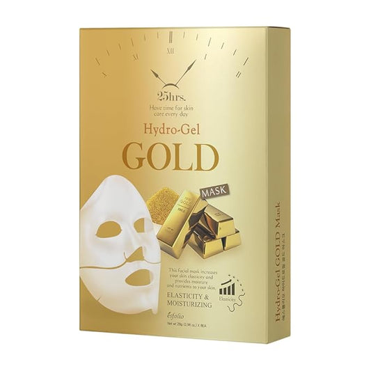 esfolio 24K Gold Infused Hydrogel Face Mask (Pack of 8)