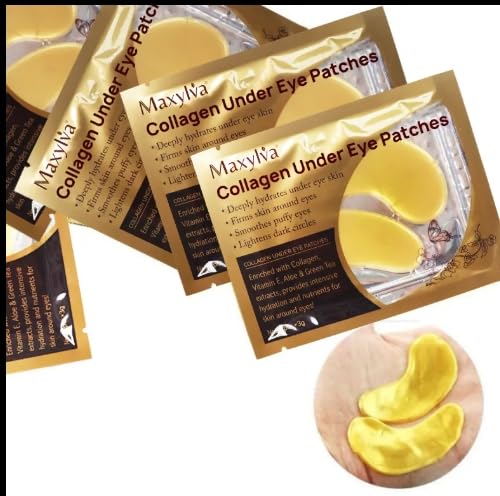 10pc Moisturizing 24k Gold Eye Mask Collagen Eye Patch Crystal Eye Patch Moisturizing