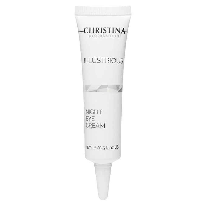 '-CHRISTINA- Illustrious Night Eye Cream with Retinol and Vitamin C | Under Eye Cream Revitalizes, Brightens, Nourishes the Skin | Night Cream for All Skin Types 15ml