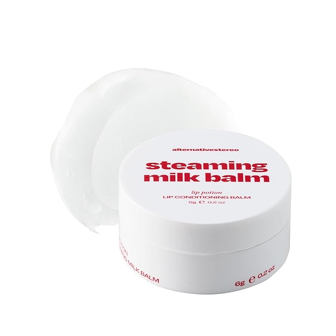 Lip Potion Steaming Milk Balm | K-Beauty Day & Night Lip Balm & Sleeping Mask | High-Density, Lightweight Hydrating Care | 6g
