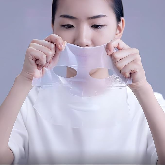 Green Tea Skin Soft Mask - Natural Fermented Facial Sheet for Acne Control, Sebum Regulation, and Redness Relief - Harmonizing Skincare for Oil/Moisture Balance (10 Sheets)