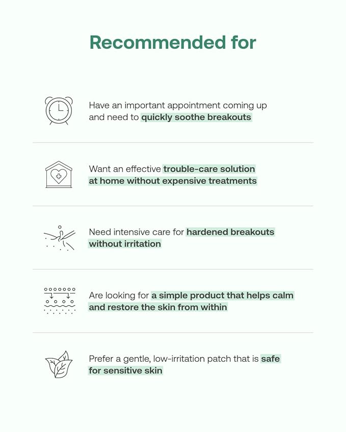 Yangyang Pine Quick Calming Spot Patch (12 Patches) | Hyaluronic Acid Soothing Deep Shot | Blemish Relief | Pimples Care | Ultra-Thin Hydrocolloid Patch | Non-Irritating Acne Treatment