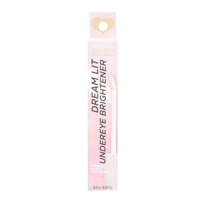 Pacifica DreamLit Glow Undereye Brightener – Illuminating Under Eye Cream for Dark Circles & Puffiness, Vegan Collagen, Hydrating, Light-Reflecting Dermatologist Tested