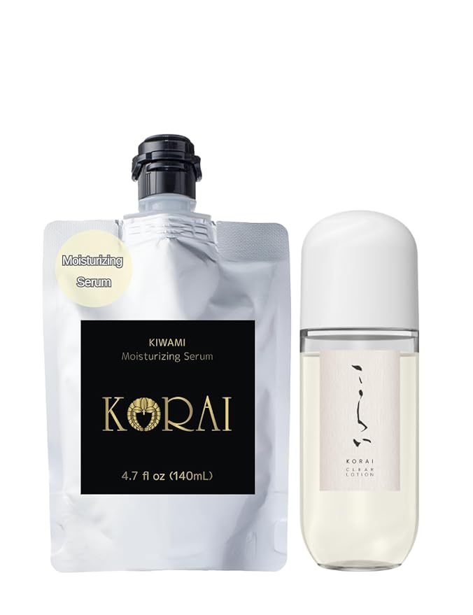 KIWAMI fermented lotion moisture serum with Refillable Empty Mist Bottle Time-Saving Multi-Action Care