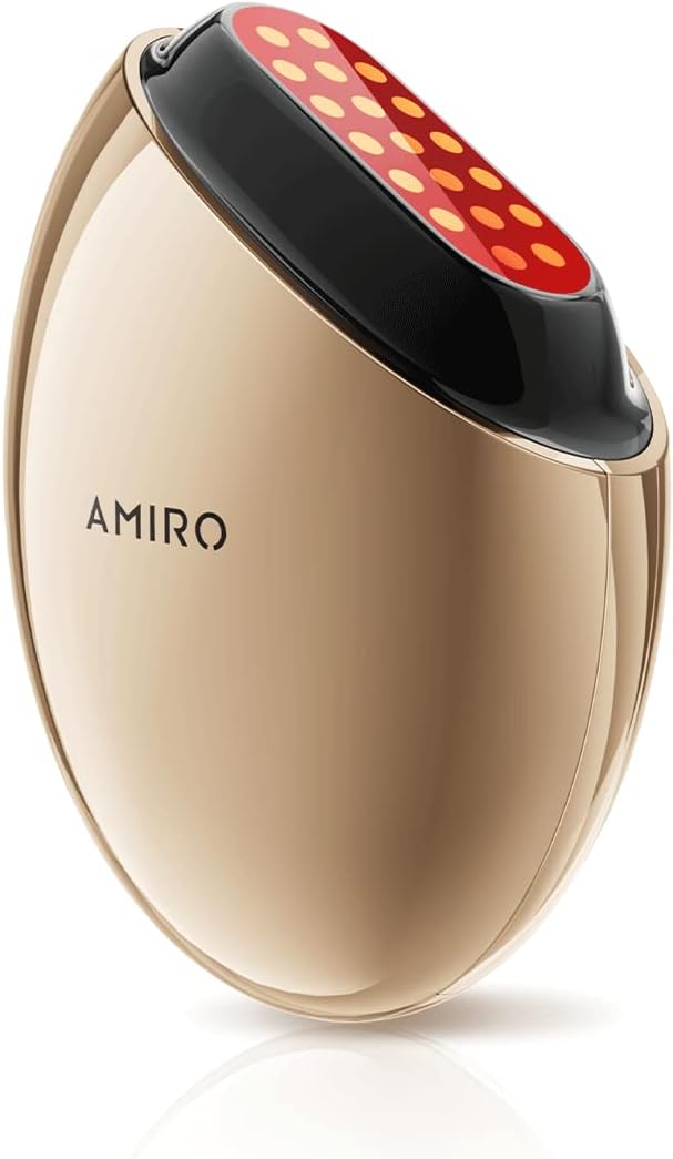 AMIRO S1 Skincare Facial Device, Stamp-Style Elasticity Boosting Tool Bundle with Preparation Gel 70ml