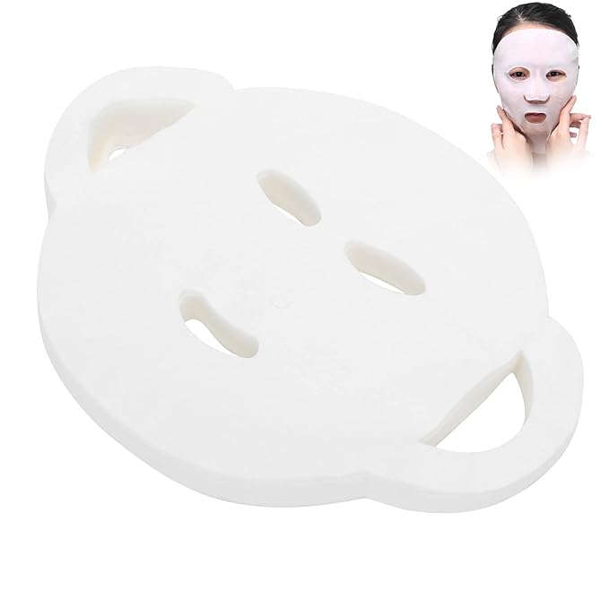 ZJchao Facial Mask Paper, 100 Pcs DIY Facial Mask Sheet DIY Layout Dry Facial Mask Paper Diy Cotton Face Mask Paper Paper Facial Mask for Facial Retention Skincare Cotton Mask Paper Spa