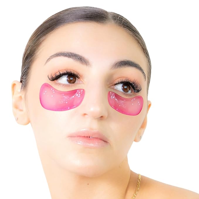 Chill Out Under Eye Masks (1 Pair) - Hydrating Gel Pads with Glycyrrhiza Glabra & Centella - Depuff & Brighten Dark Circles - Cruelty-Free Eye Treatment