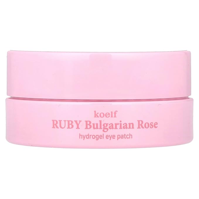 Koelf Ruby & Bulgarian Rose Hydrogel Eye Patch, 60pcs