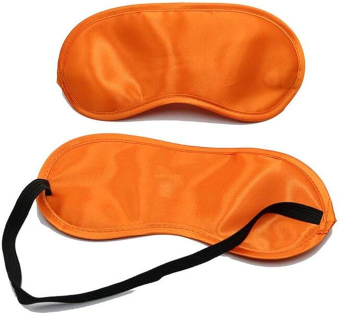 erioctry 10pcs Eye Masks Cover Lightweight Blindfold Sleeping Eye Masks with Elastic Straps for Kids Girls Women Men (Color Random)