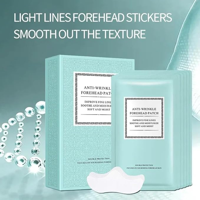 Anti face wrinkle pads overnight smoothing resistant anti-wrinkle patch forehead stickers