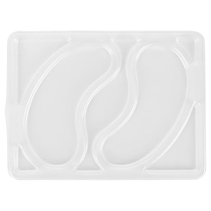 Eye Mask, 5Pcs Reusable Eye Mask Multifunctional Mask Patch Tray Plate Set Reusable Portable Eye Patches for Facial Mask Machine