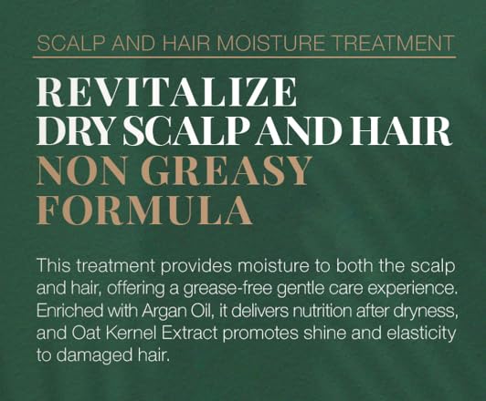 HIGH EN FORT Hair & Scalp Moisture Restoration Mascara, 20.3 Fl Oz, Hyaluronic Conditioner, For All Hair Types, Professional Korean Salon Grade