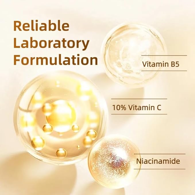 ROLANYIN Caffeine Solution 5% + EGCG Eye Serum and Niacinamide + Vitamin C Cream