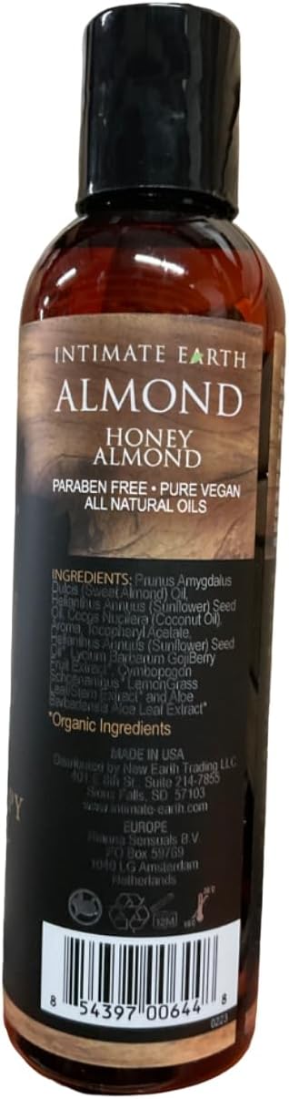 Intimate Earth Almond Massage Oil 4oz
