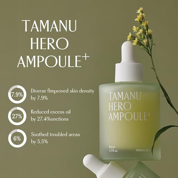 Tamanu Hero Ampoule⁺ 1.69oz (50ml), 50,000ppm Tamanu Oil for Soothing