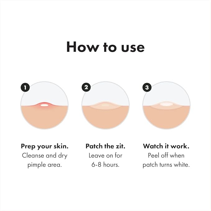 Mighty Patch™ Original patch from Hero Cosmetics - Hydrocolloid Acne Pimple Patch for Covering Zits and Blemishes in Face and Skin, Vegan-friendly and Not Tested on Animals (36 Count)