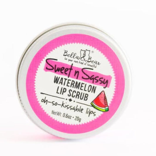 Bella & Bear Sweet 'n' Sassy Watermelon Exfoliating Lip Scrub, 0.6 oz