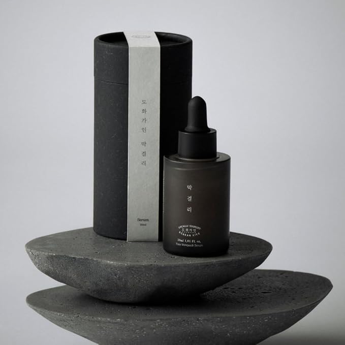 Rice Makgeolli Serum | Made with Domestically Sourced Korean Rice | 30 ml (1.01 Fl Oz) | Korean Skin Care
