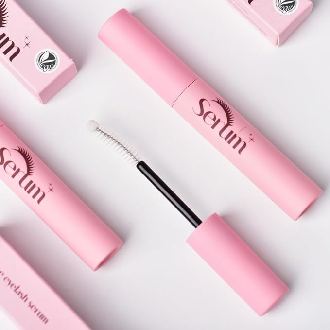 Eyelash Serum - Lash Growth Serum & Conditioner | Vegan Certified | Hypoallergenic | Korean Beauty for Longer, Fuller Lashes & Eyebrows