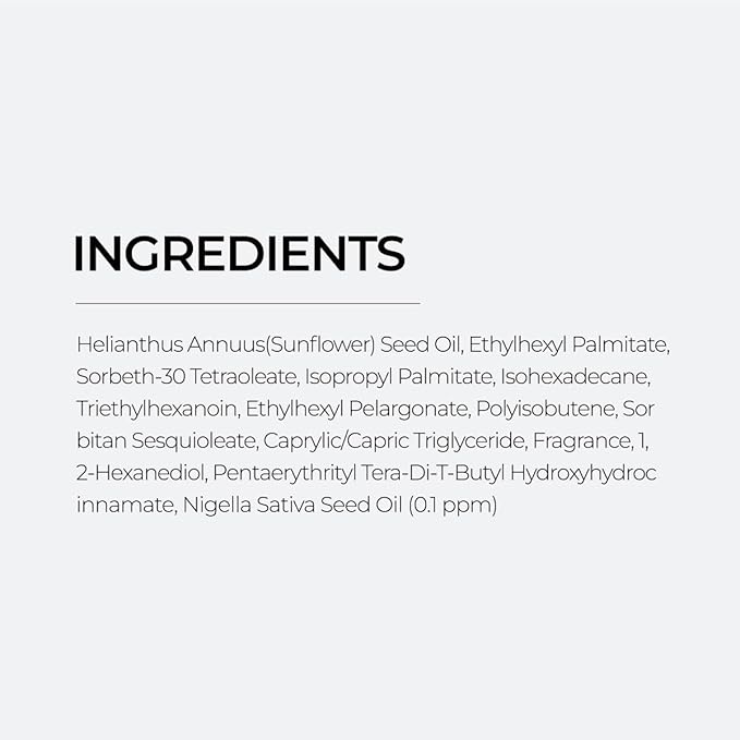 IZEZE Black Cumin NTP Bliss Cleansing Oil 6.76 fl.oz, 200ml | Waterproof Makeup Remover, Blackheads and Sebum Care, Deep Cleansing, Thymoquinone, Nigella Sativa Seed Oil For Skin Health