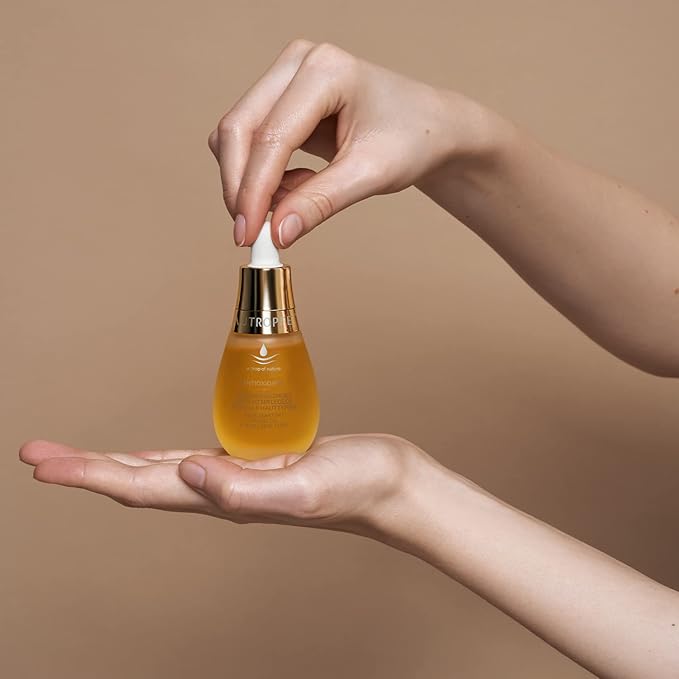 natural cosmetics regenerating facial care oil (35 ml), light texture, quickly absorbed, with coenzyme Q10 & amaranth oil, anti-aging facial oil for all skin types