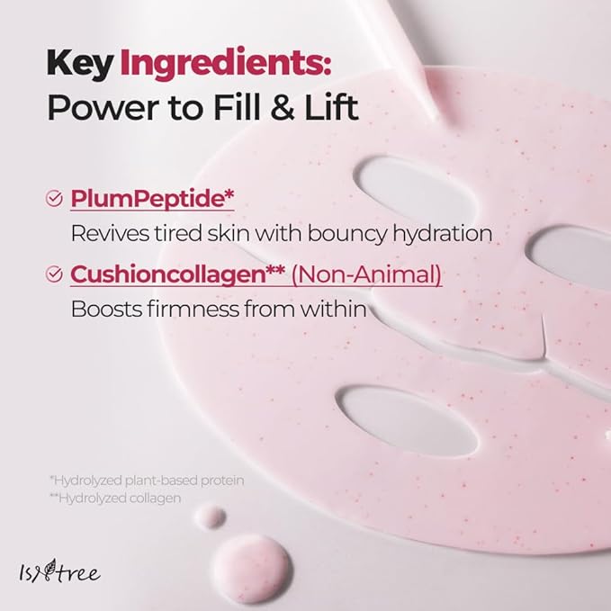 IsNtree Plum Peptide Plumping Gel Mask 30g*4ea