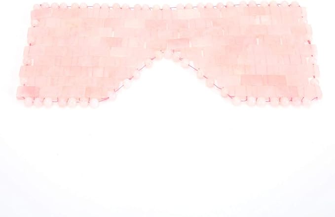 Eye Mask, Jade Stone Eye Mask, Cooling Eye Treatment for Puffy Eyes Dark Circles Soothe Eye Cover for Sleeping for Women for Sleeping Masks Sleep-Masks Eye Fatigue( Crystal)