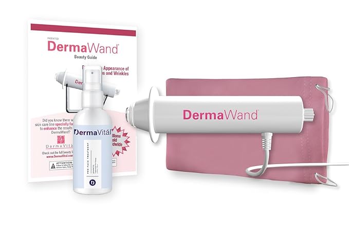 Derma Wand Anti-Aging System - Portable Handheld Skincare Therapy Machine- Argon/Neon
