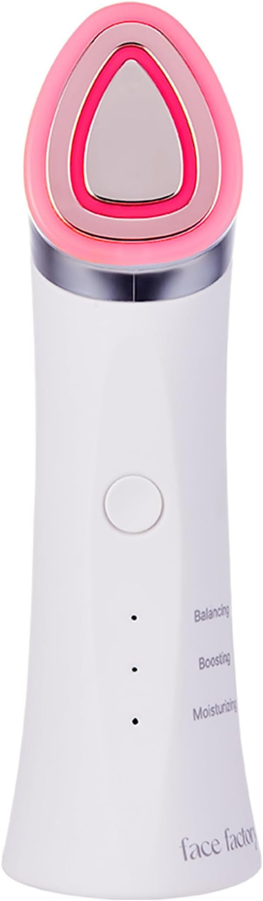 FaceFactory Boosters Pro – Anti-Aging Skin Care Device, LED & Galvanic, Glass Skin, Korean Skincare, Elasticity & Radiance, Lightweight & Safe for All Skin Types, Red Light Therapy