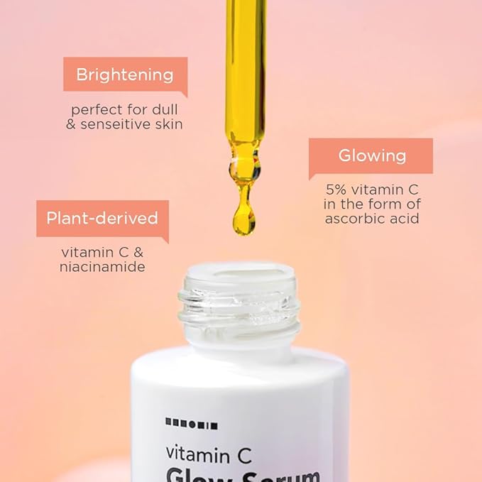 Hanskin Vitamin C Glow Serum with Ascorbic Acid, Toning, Illuminates for Glowing Skin [30ml]