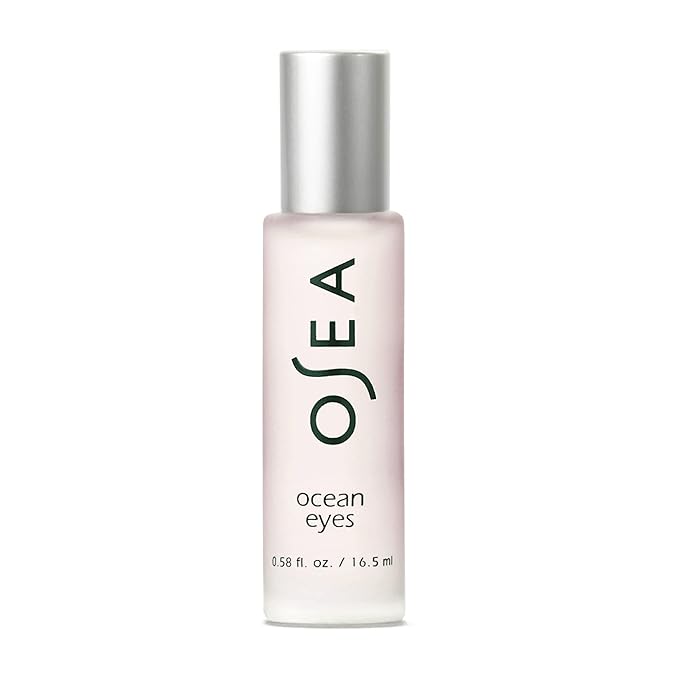 OSEA Ocean Eyes® Age-Defying Eye Serum - For Dark Circles, Puffiness - Cooling Roller Ball Applicator - Hyaluronic Acid, Peptides - Clean Skincare - Vegan & Cruelty-Free Anti-Aging Under Eye Treatment