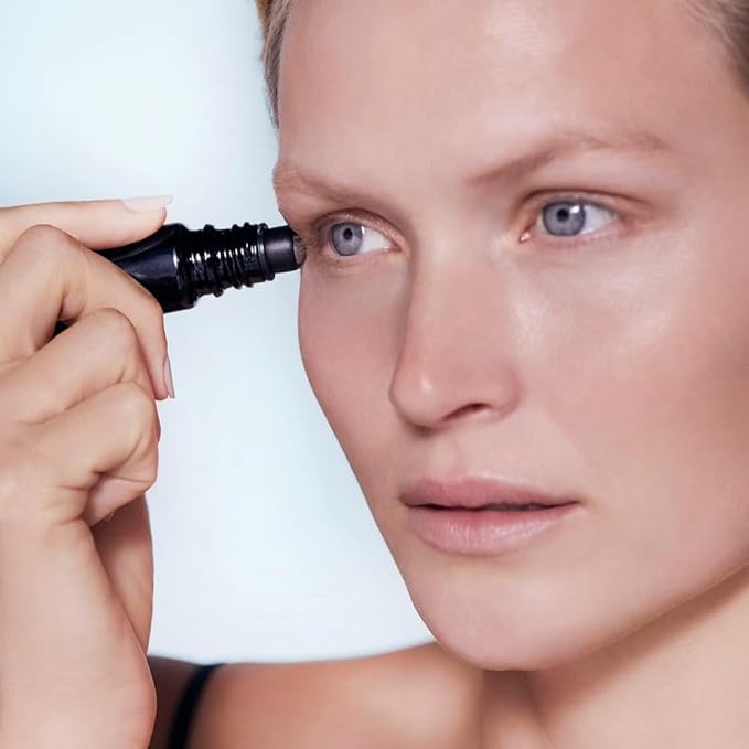 Blue Lagoon - BL+The Eye Serum For Dark Circles, Puffiness, Hydration - Cooling Roller Ball Applicator Firming Wrinkle Treatment - Under Eye Serum - Dark Circles Treatment (0.33 fl oz | 10 ml)