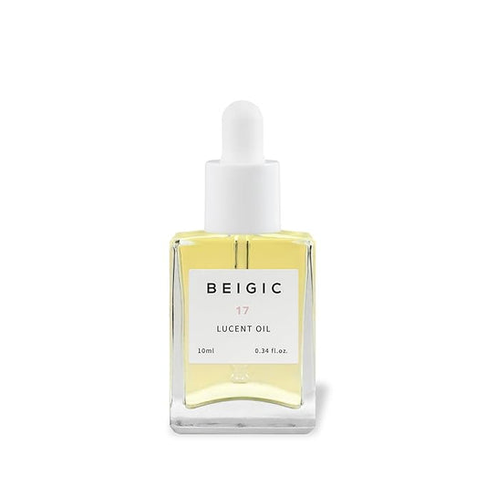 BEIGIC Lucent Oil - Vegan Face Oil Firming Hydrating Serum with Green Coffee Bean, Argan, Rosehip Oils & Squalane for Glowy Skin (0.33 Fl. Oz)