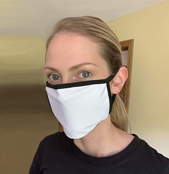 3dRose Face Mask Large, Bright Eye Heart I Love Tacos