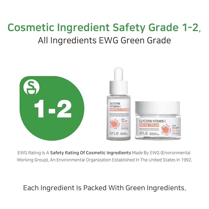 APLB Glycerin Vitamin C Facial Cream | GLYCE VITA CEN™ 35.5% 1.86 FL.OZ/Korean Skincare, Soothing, Moisture retention, Elasticity care, Revitalize for gentle and improve skin texture