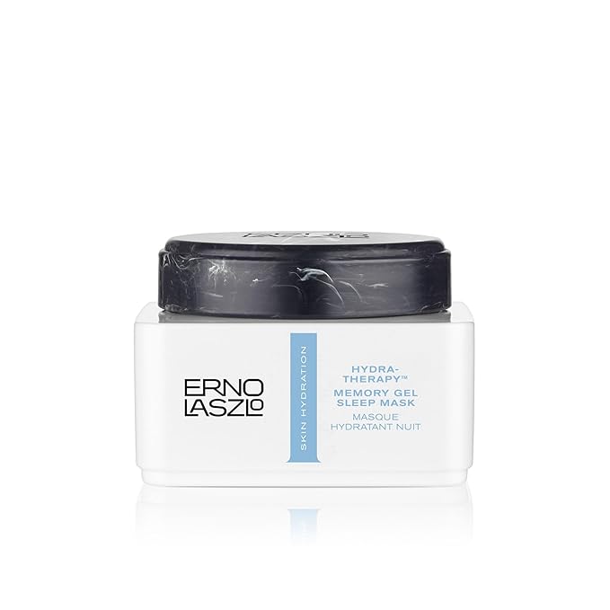 Erno Laszlo Hydra-Therapy Memory Gel Sleep Mask, Overnight Hydration, Leave-on Face Mask with Antioxidants and Vitamin E for Smooth and Elastic Skin During Sleep, 1.35 Fl Oz