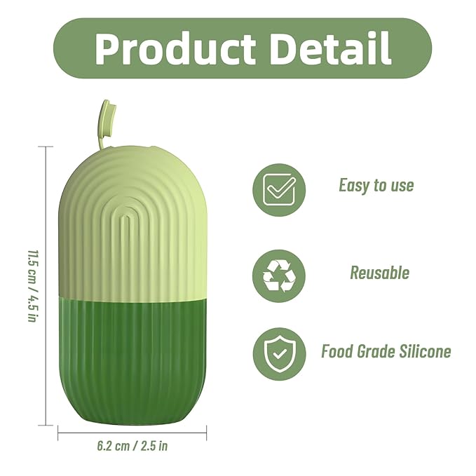 Upgraded Facial Ice Roller for Self Skin Care of all Types, Cold Face Ice Roller Facial Massager for Shrink Pores Anti Wrinkle Reduce Puffiness Improve Skin Elasticity, Striped (Green)