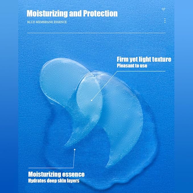 BIOAQUA 30 Pairs Eye Mask Moisturizing Hydrating Anti-Wrinkle Anti-Aging Remove Dark Circles Smooth Nourishing Refreshing 80g / 60pcs (BLUE COPPER PEPTIDE)