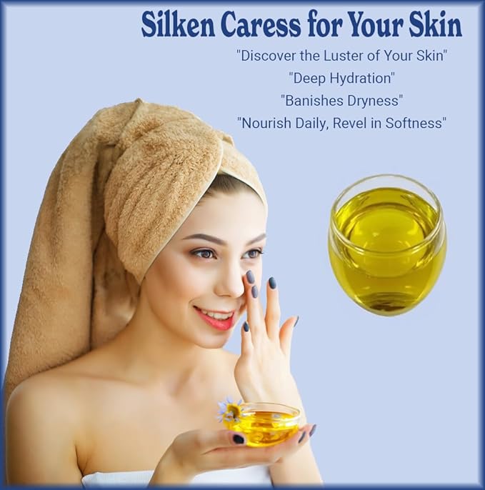 Natural Born Oils Borage Seed Oil, 1 Gallon, Organic, Cold-Pressed, High GLA, Vitamins & Minerals, Deep Skin Nourishment, Hair Vitality