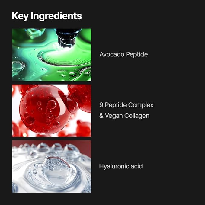 MDP+ PEPTIDE 9 Glow In the Dark Plumping Hydrogel Mask, Hydrating, 1.26 oz/36 g×5ea, Collagen for elasticity, Pore Minimizing, Plumping Wrinkles