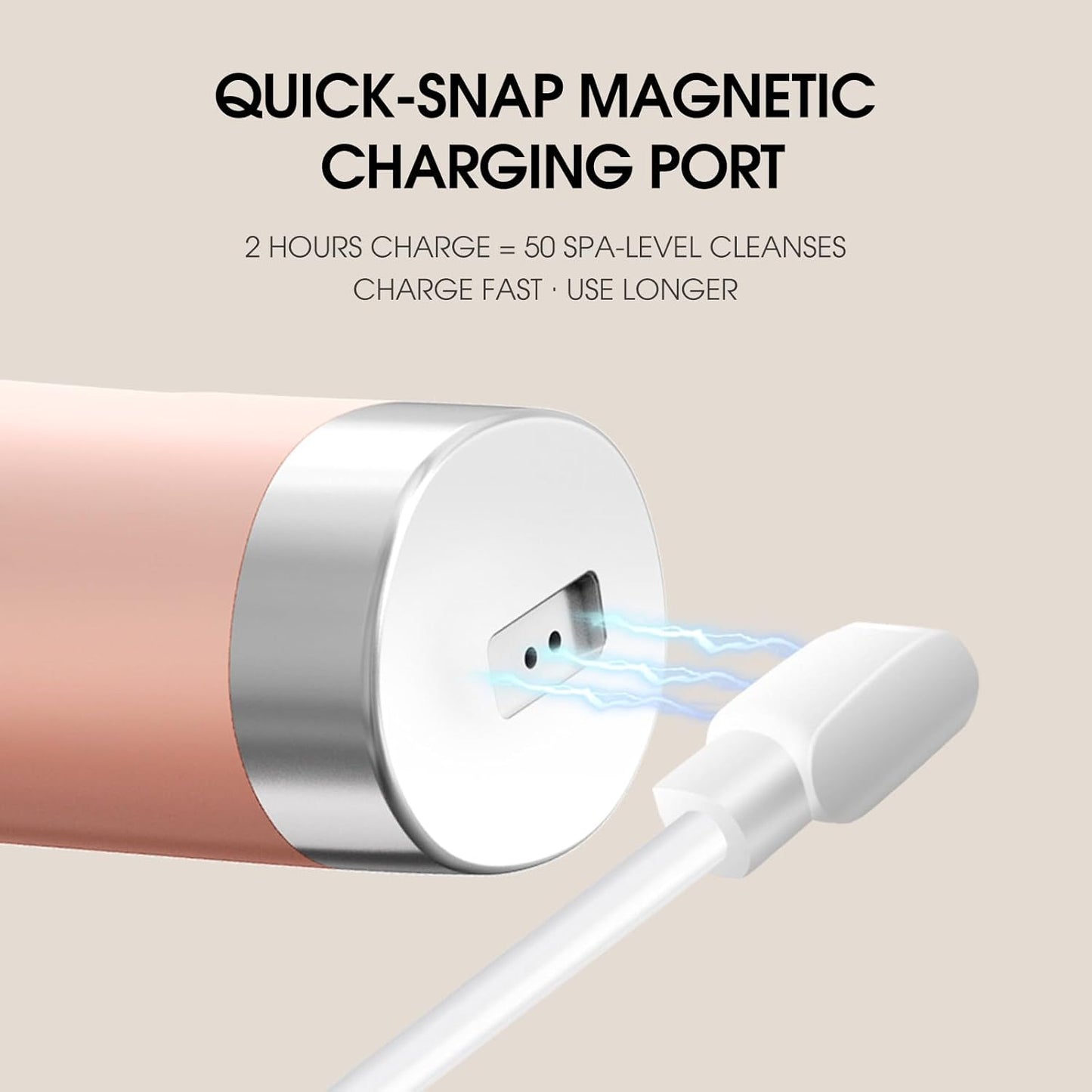 Facial Cleansing Brush,Silicone Face Scrubber,Pore Scrubber for Women Men,IPX7 Waterproof Exfoliating Face Brush,Rechargeable Electric Face Scrub,Pink