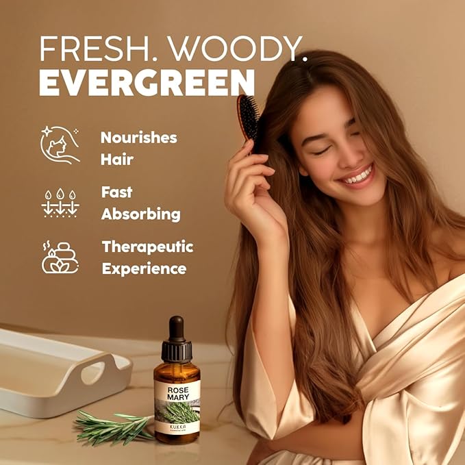 100% Pure & Natural Rosemary Oil for Hair, Skin, Aromatherapy & DIY Soap Making (4 Fl Oz / 118 ml)