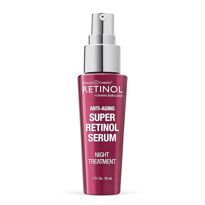 Retinol 6X Super Retinol Serum – Unique, Intensive Formula Accelerates Skin Renewal While You Sleep – Targets Fine Lines, Wrinkles, Dark Spots, Pores & Blemishes to Restore Beautiful, Glowing Skin